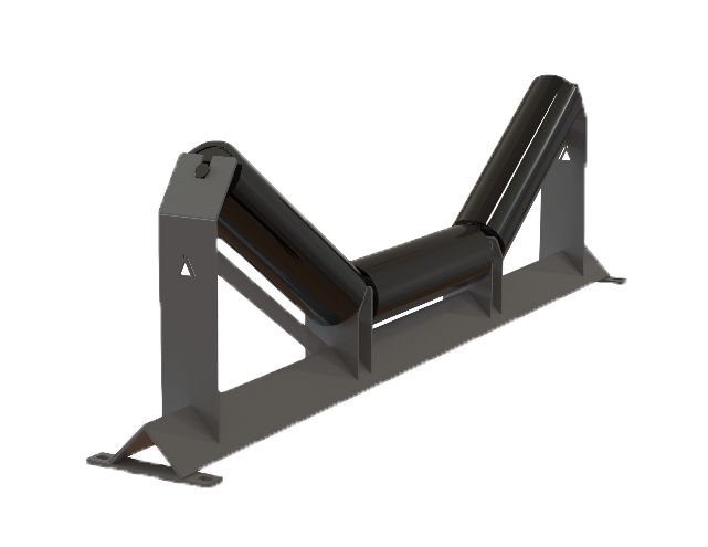 weigh quality idler frames and rollers front view