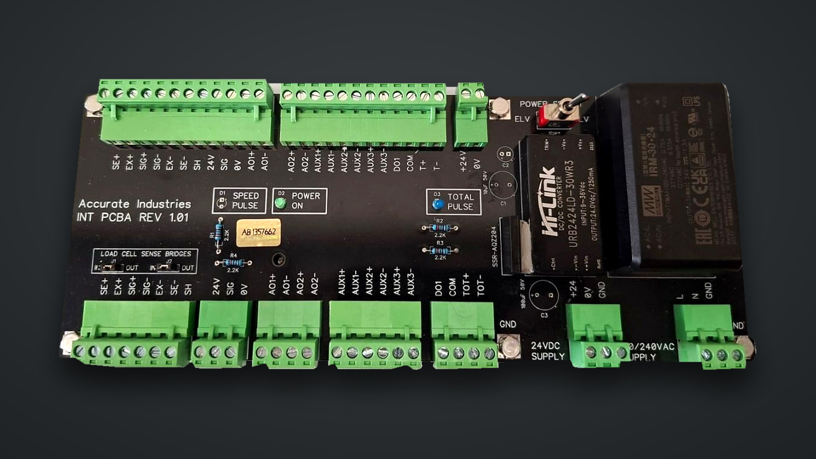 Integrator interface PCB
