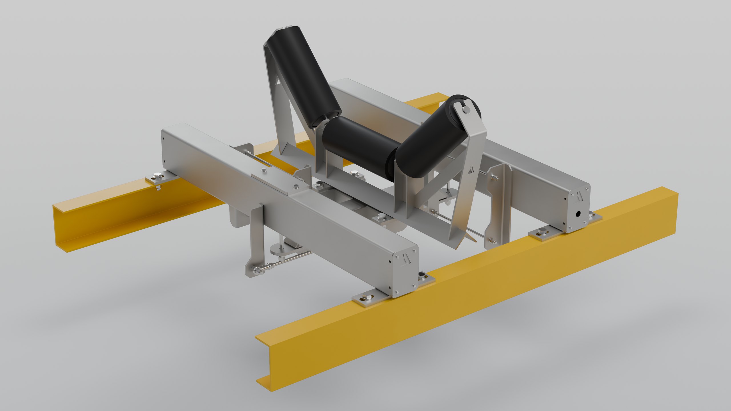 PBW2-1 weigh frame, bead-blasted stainless steel option