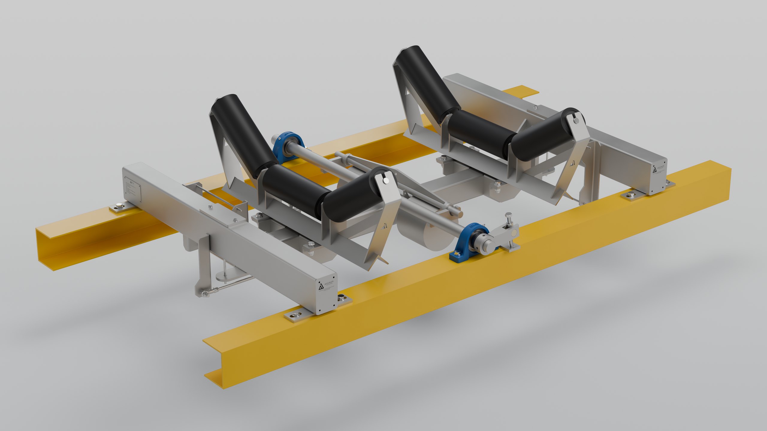 PBW2-2 weigh frame, bead-blasted stainless steel option