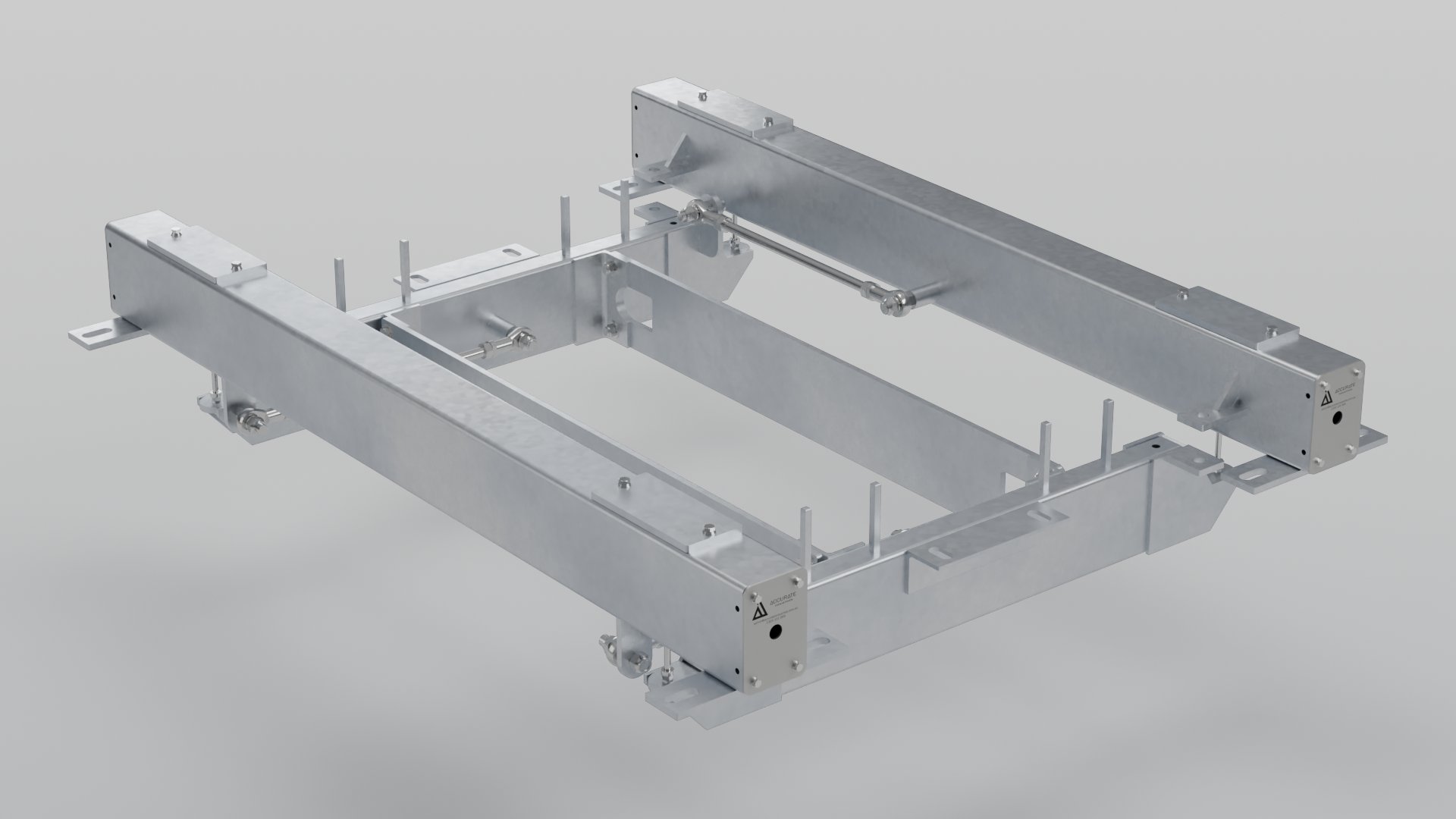 PBW4-1 galvanised weigh frame with four load cells