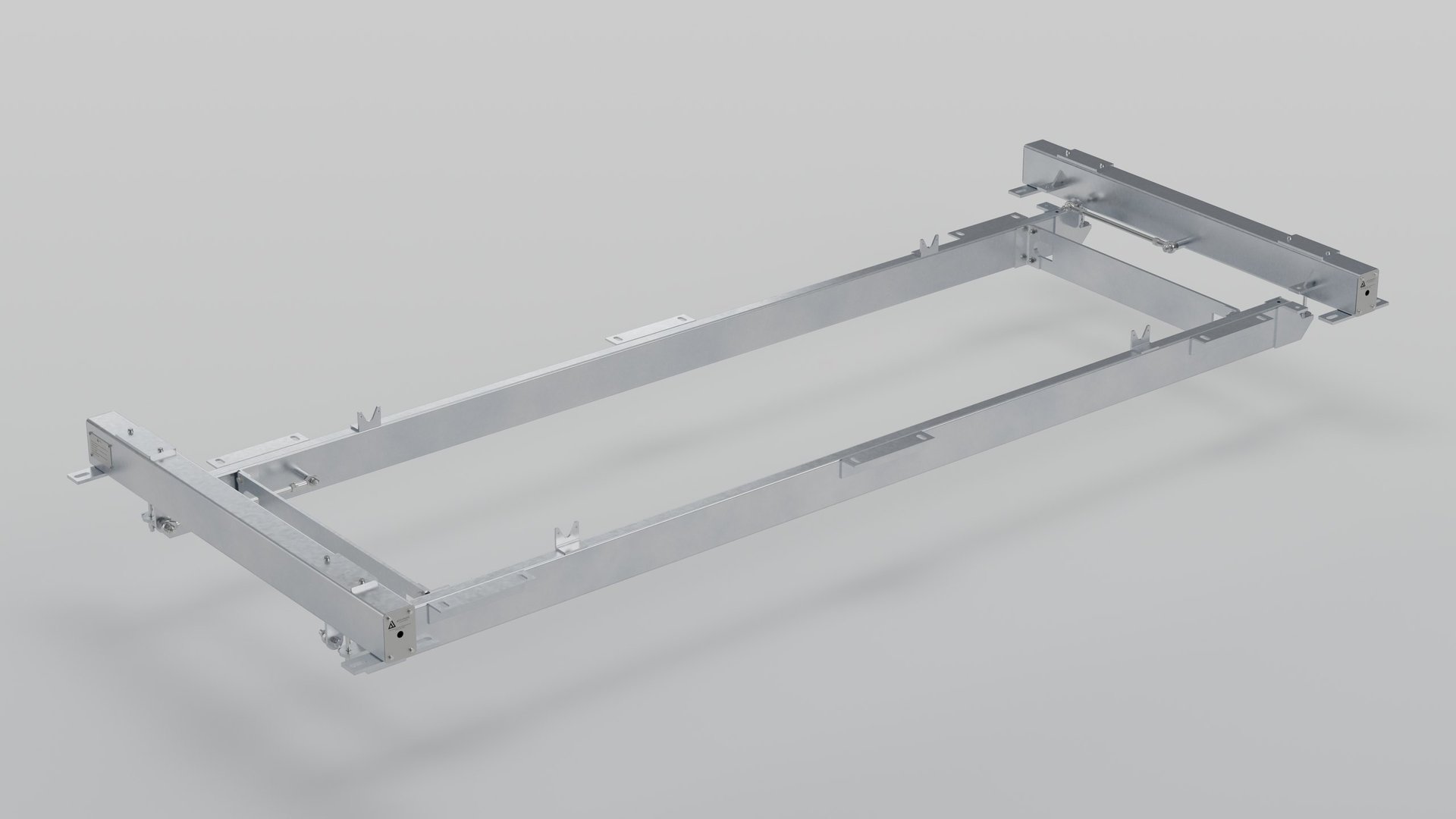 PBW4-3 galvanised weigh frame with four load cells