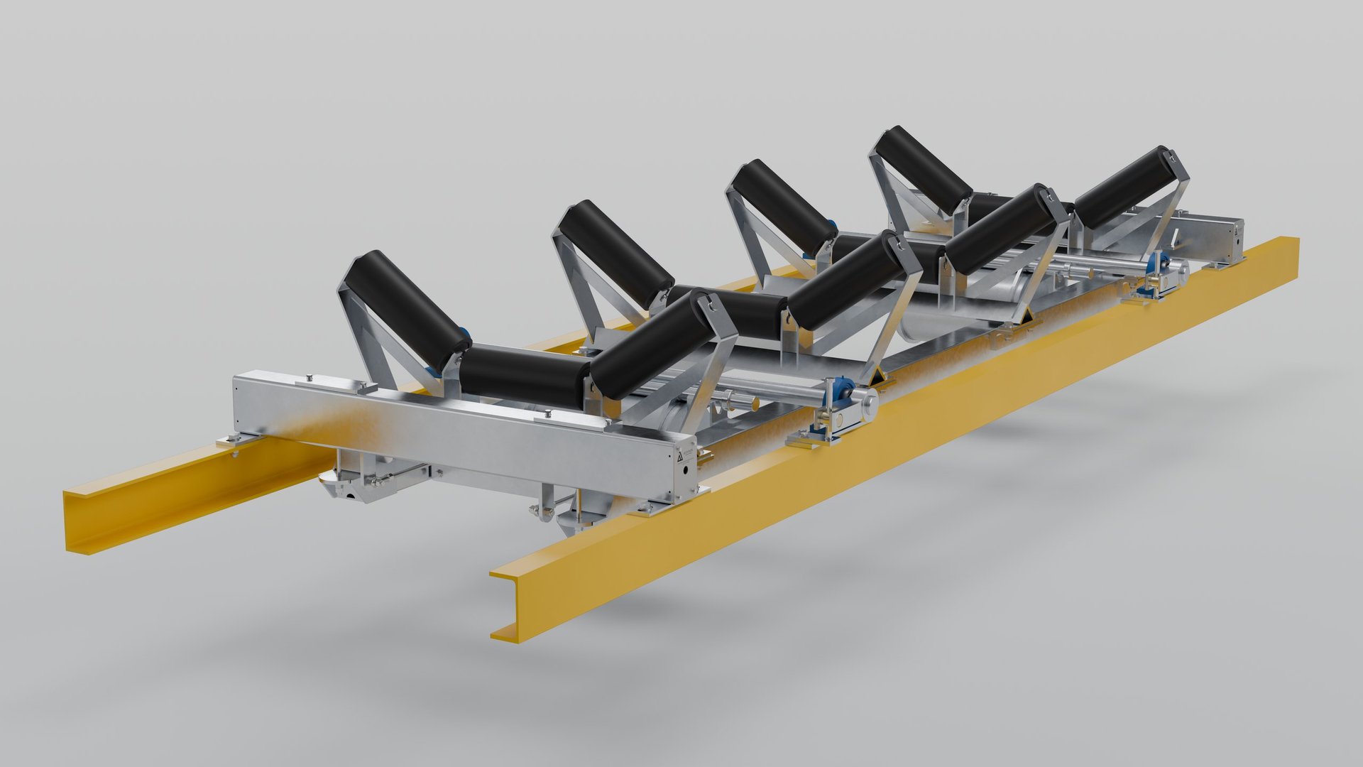 PBW4-4 weigh frame, low angle, four weigh idlers