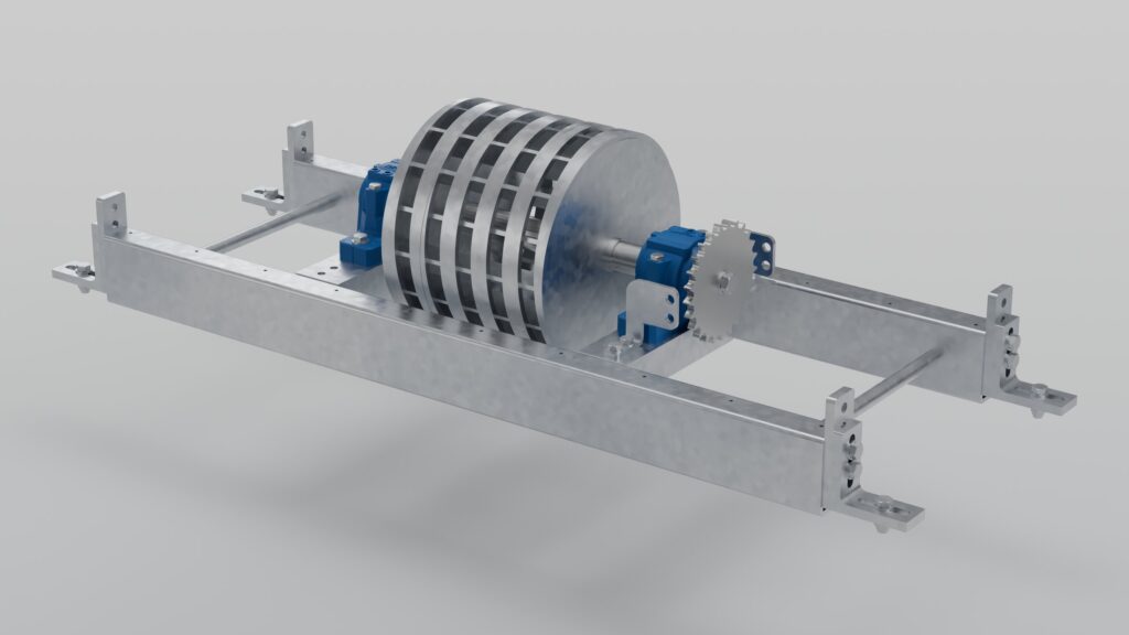Accurate Industries spiral cage speed sensor with the guard removed
