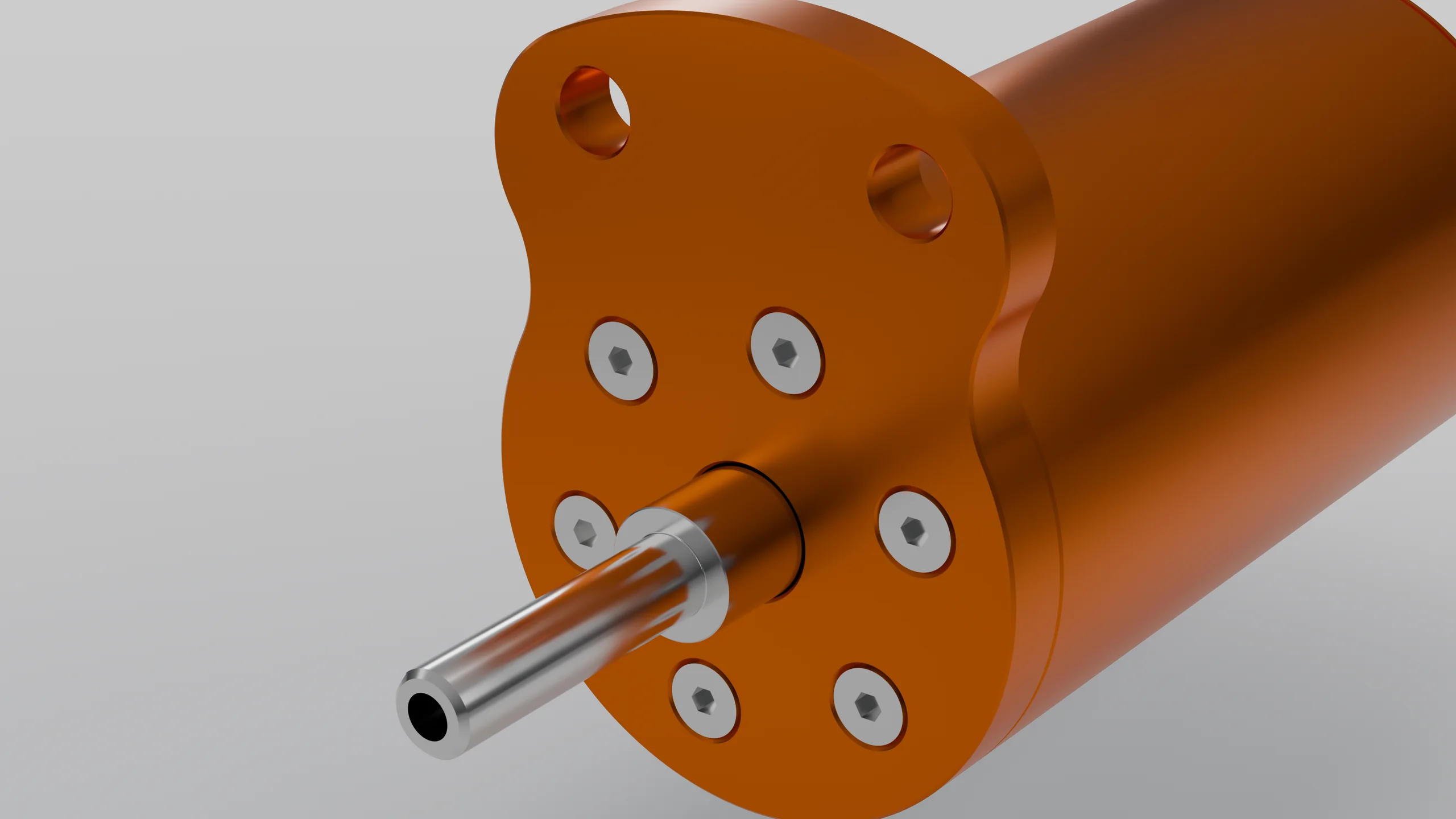 USR V1.1 speed sensor stainless shaft, close-up