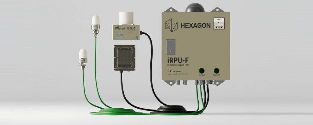 Indurad iBelt radar system: iLDR sensors, iSDR-C 2D radar and iRPU-F processing unit - Accurate Industries