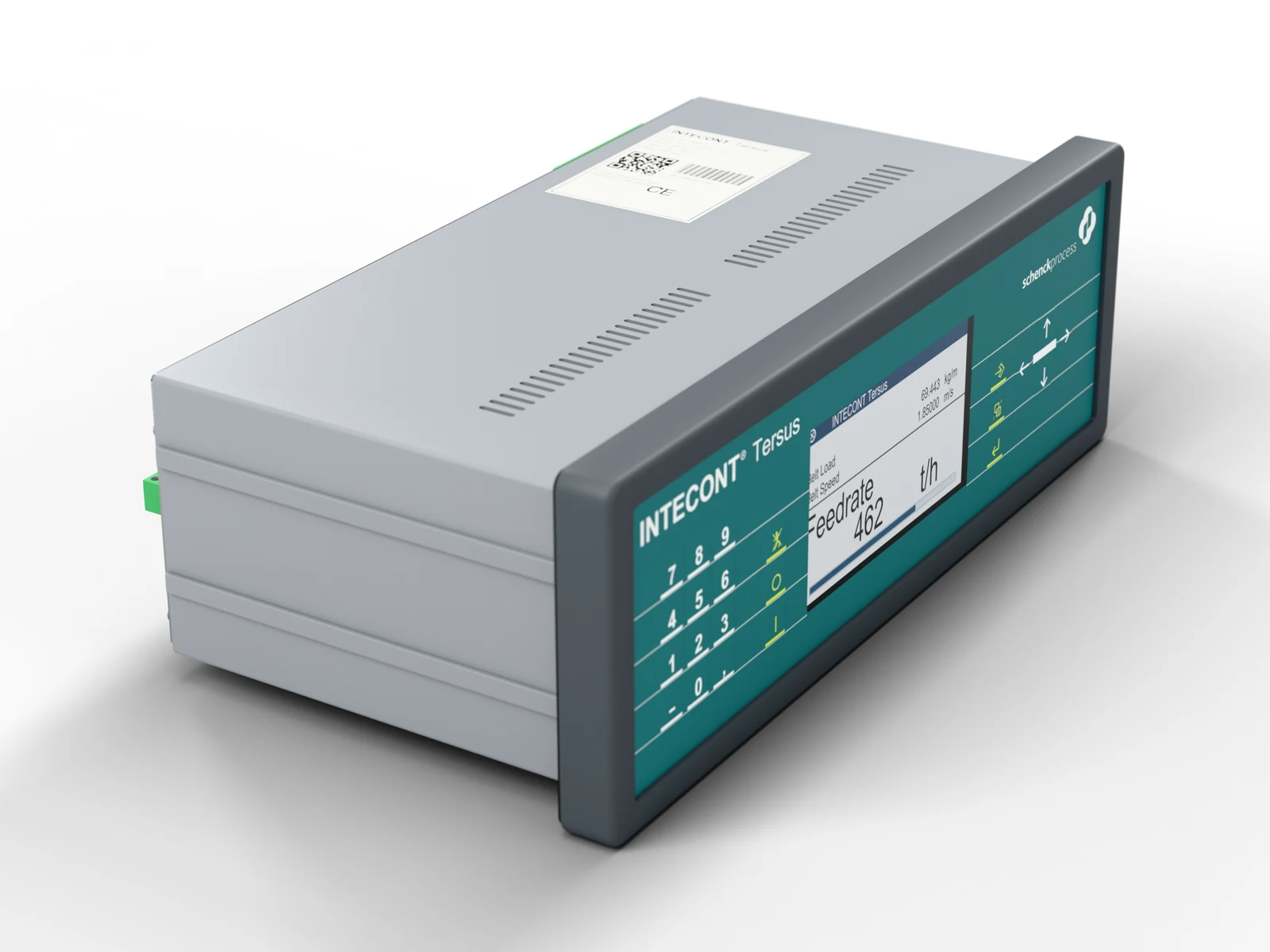 Schenck INTECONT Tersus belt weigher integrator, three-quarter product render