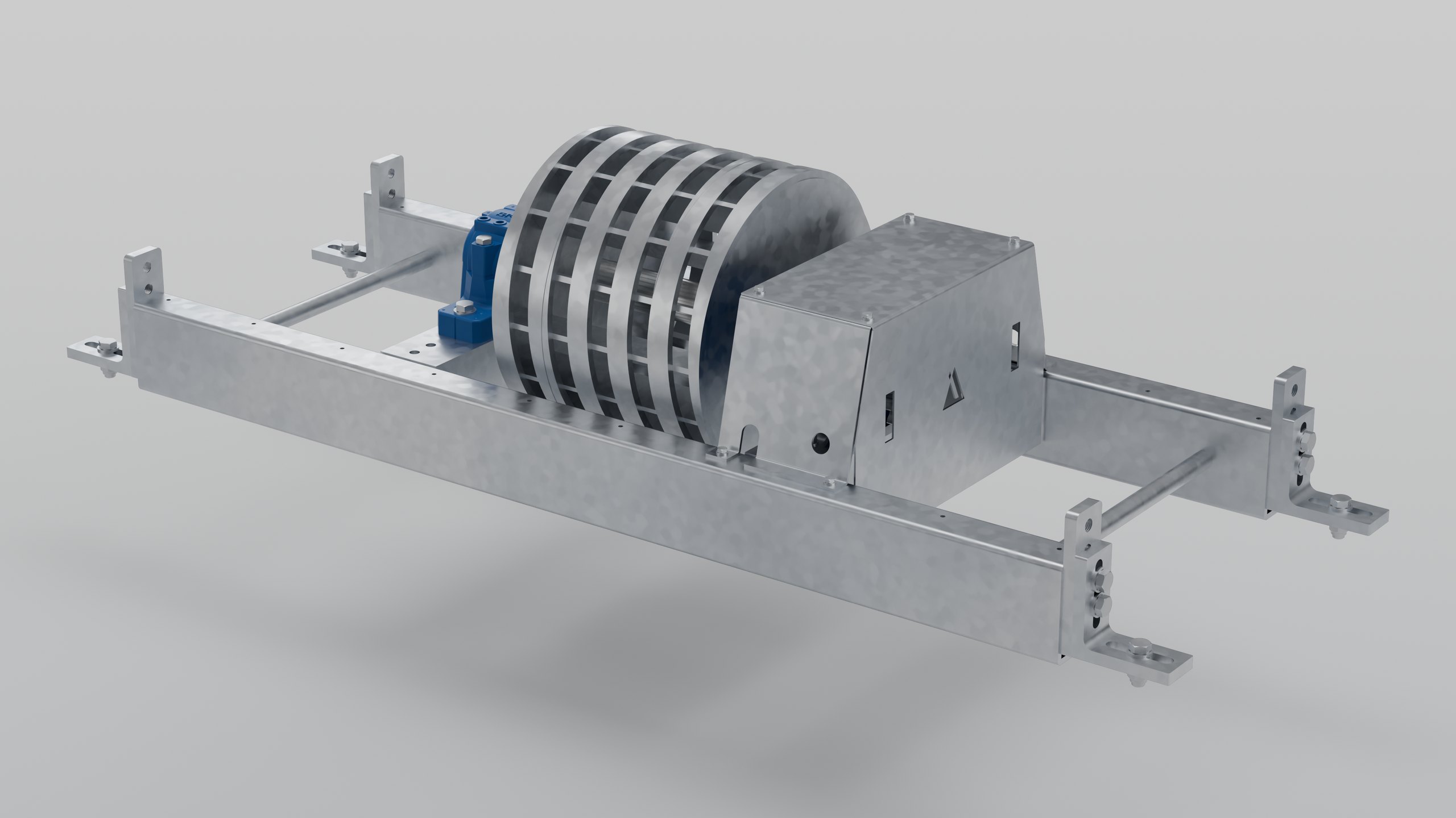 Spiral cage HR belt speed sensor
