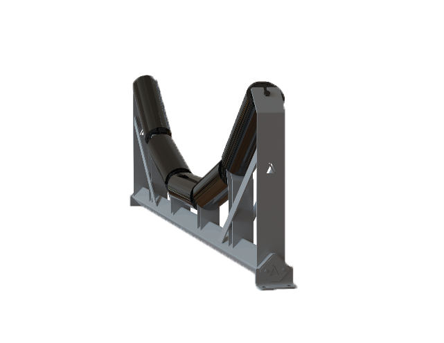 Weigh-quality idler frames and rollers